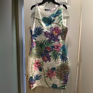 Jennifer Lopez high neck dress